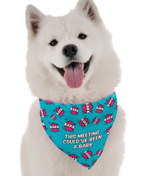 Bandoggies Dog Bandana - This Meeting Could've Been a Bark