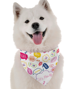 Bandoggies Dog Bandana - Let's Pawty (Girl)