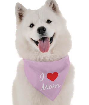 Bandoggies Dog Bandana - I Love Mom