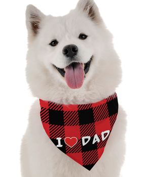 Bandoggies Dog Bandana - I Love Dad