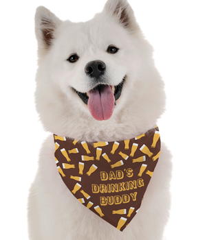 Bandoggies Dog Bandana - Dad's Drinking Buddy