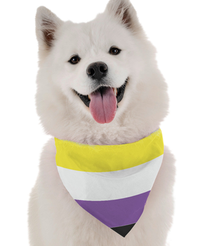 Bandoggies Dog Bandana - Non Binary Pride