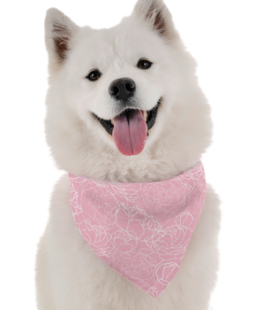 Bandoggies Dog Bandana - Pink Carnation