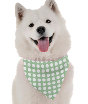 Bandoggies Dog Bandana - Polka Green