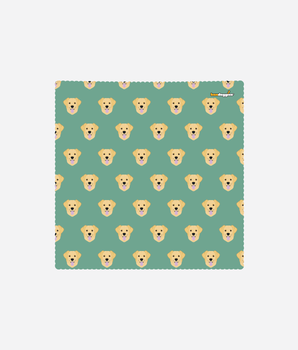 Golden Retriever Microfiber Cleaning Cloth