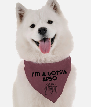 Bandoggies Dog Bandana - I'm a Lots'a Apso