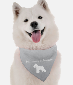 Bandoggies Dog Bandana - Schnazzey Schnauzer