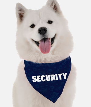 Bandoggies Dog Bandana - Security