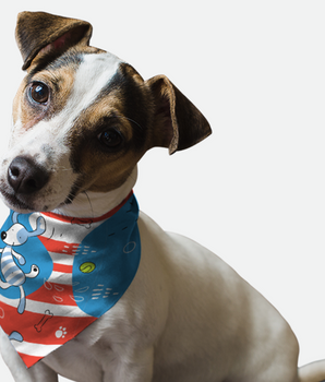 Bandoggies Dog Bandana - Puddle Puppies