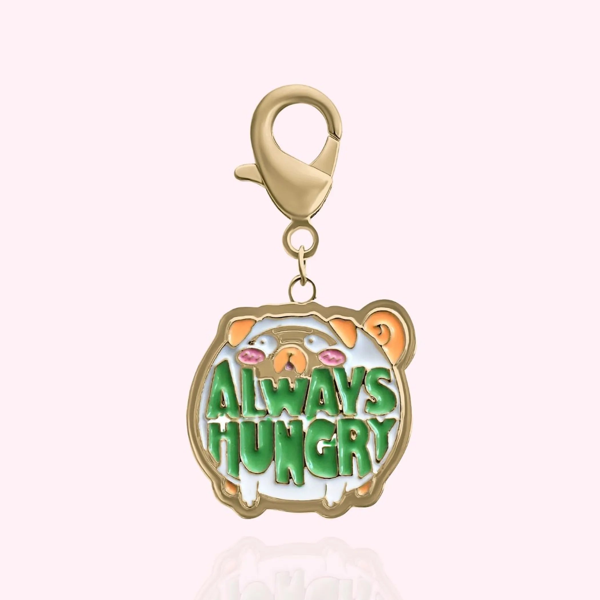 "Always Hungry" Dog Collar Charm