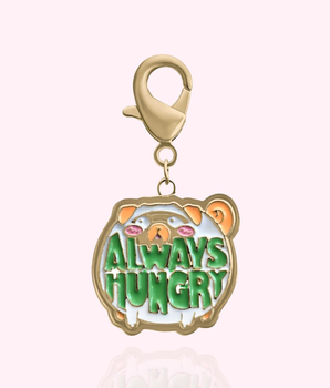 "Always Hungry" Dog Collar Charm