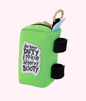 "Do Your Duty" Green Poop Bag Dispenser