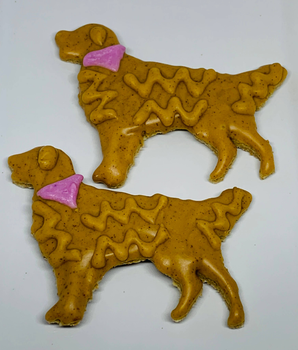 Peanut Butter Golden Retriever Cookie