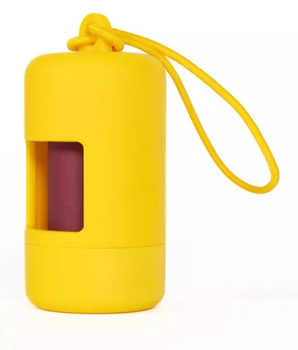 Sun Kissed Yellow Waste Bag Dispenser