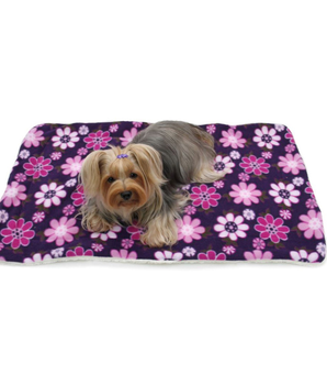 Midnight Garden Fleece/Plush Blanket