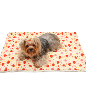 Yummy Strawberry Fleece/Plush Blanket