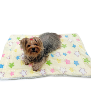 Ultra Plush Colorful Stars Blanket