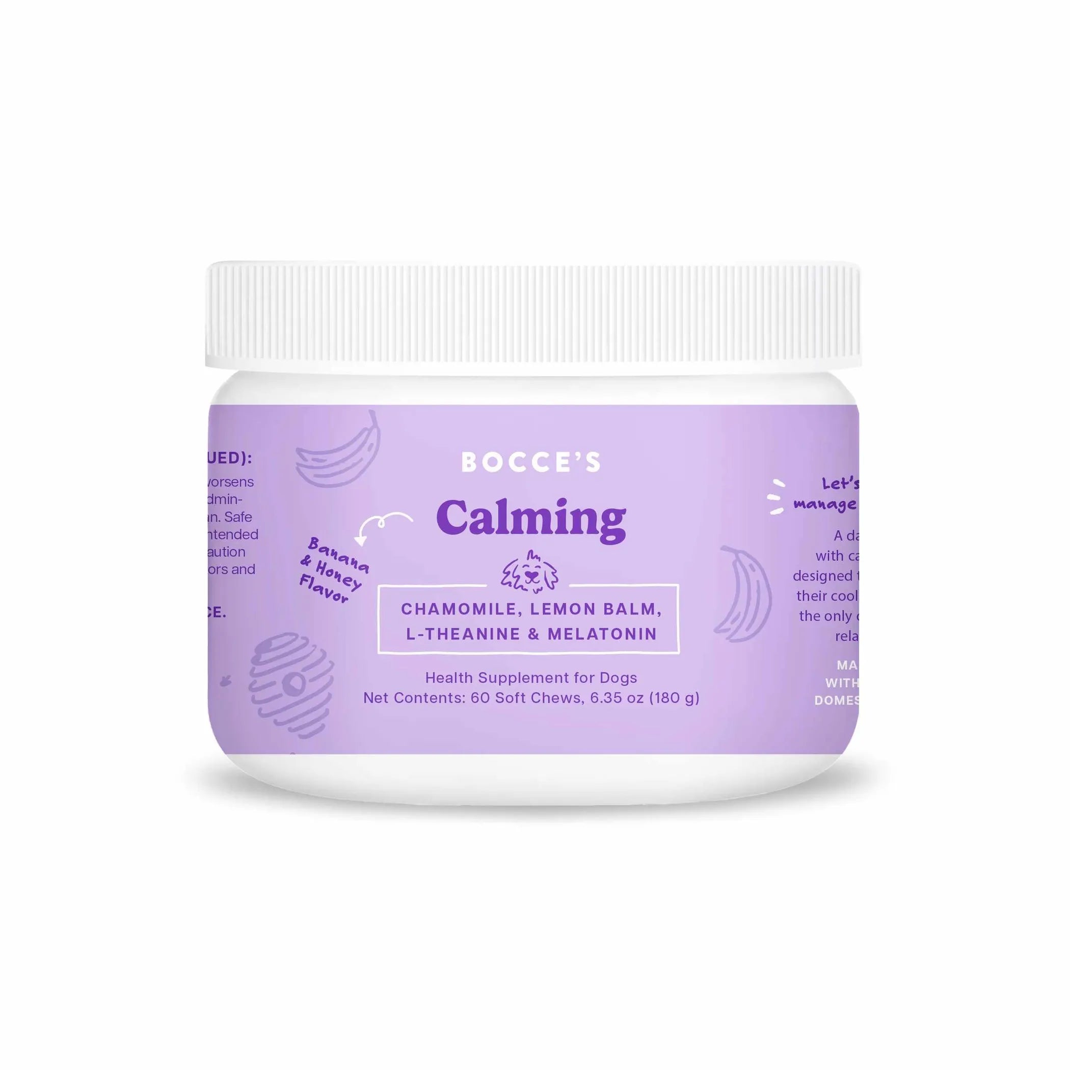 Bocce's Bakery Calming Soft Chew Dog Supplements 60 Count