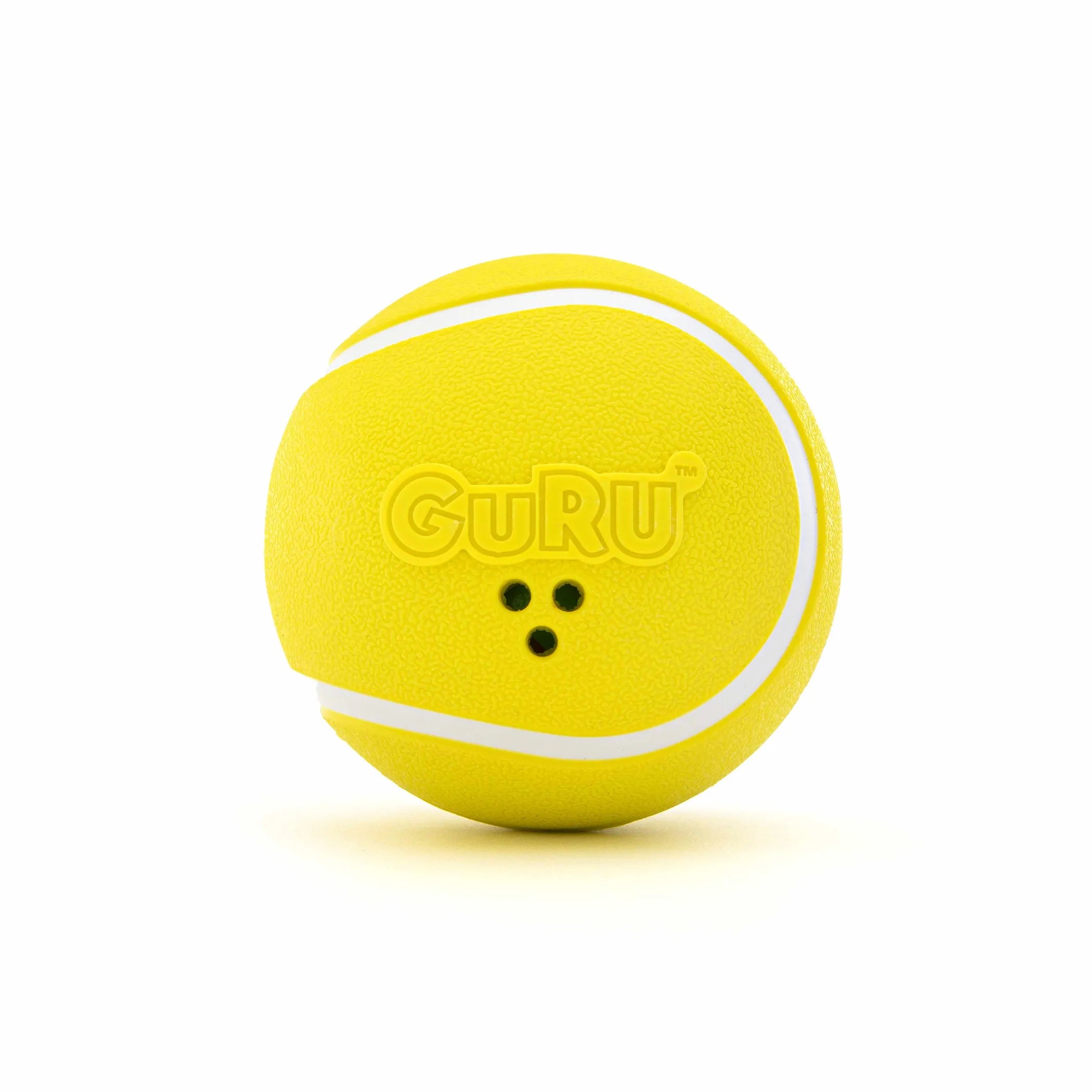 GURU Pet Company Giggling Tennis Ball Dog Fetch Toy Large
