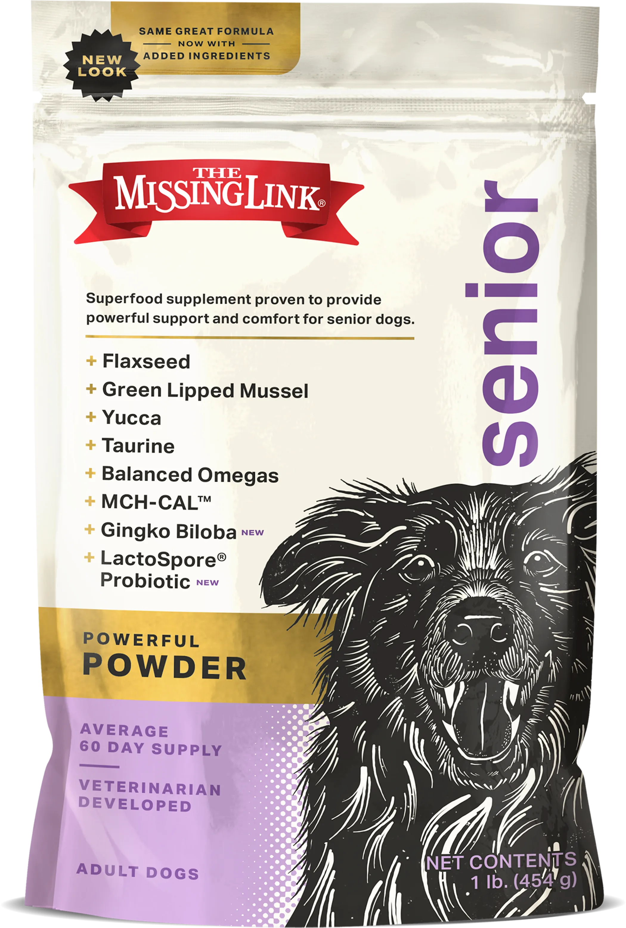 The Missing Link - Original Senior Formula Dog 1lb