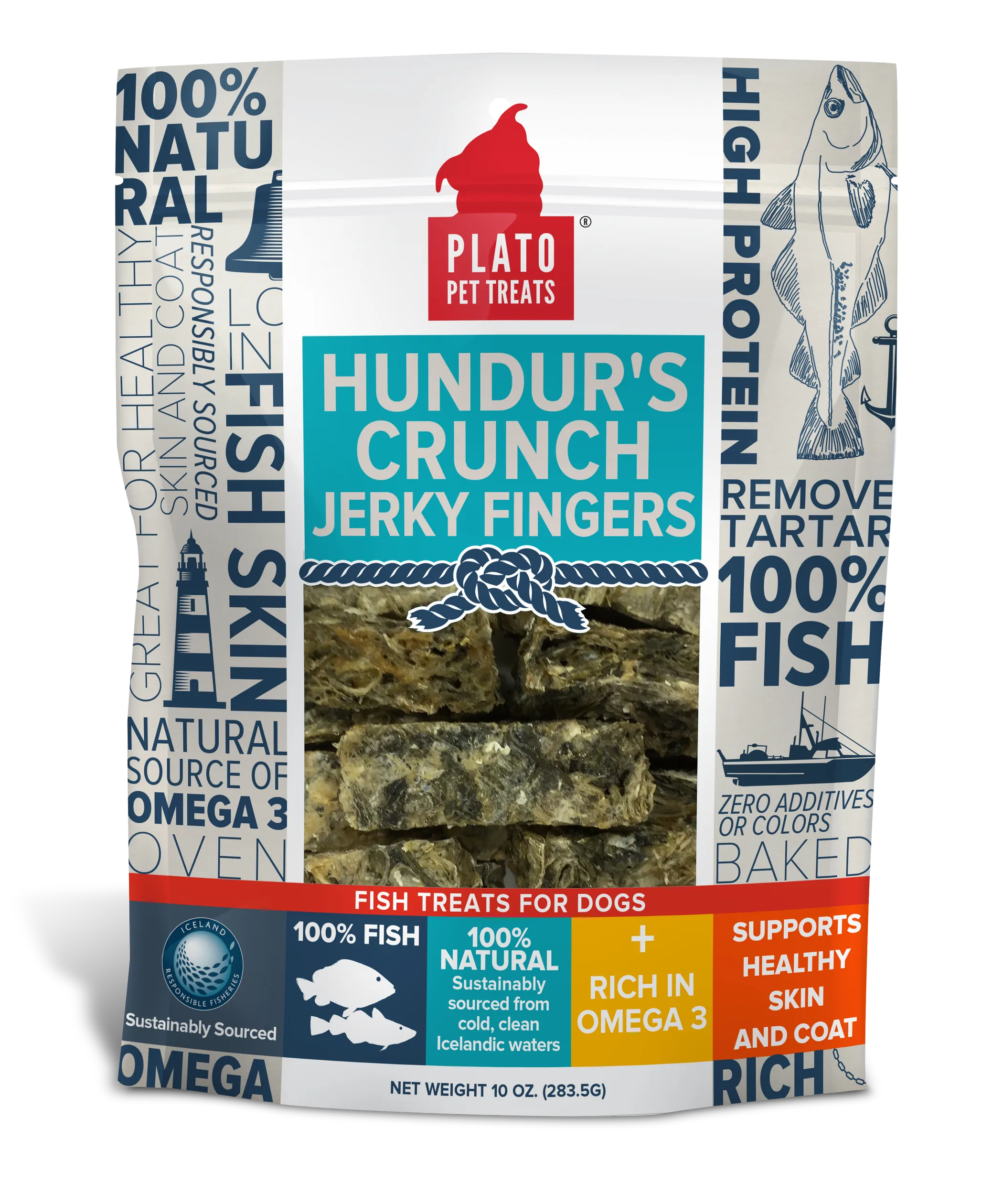 Plato Hundur's Crunch Jerky Fingers