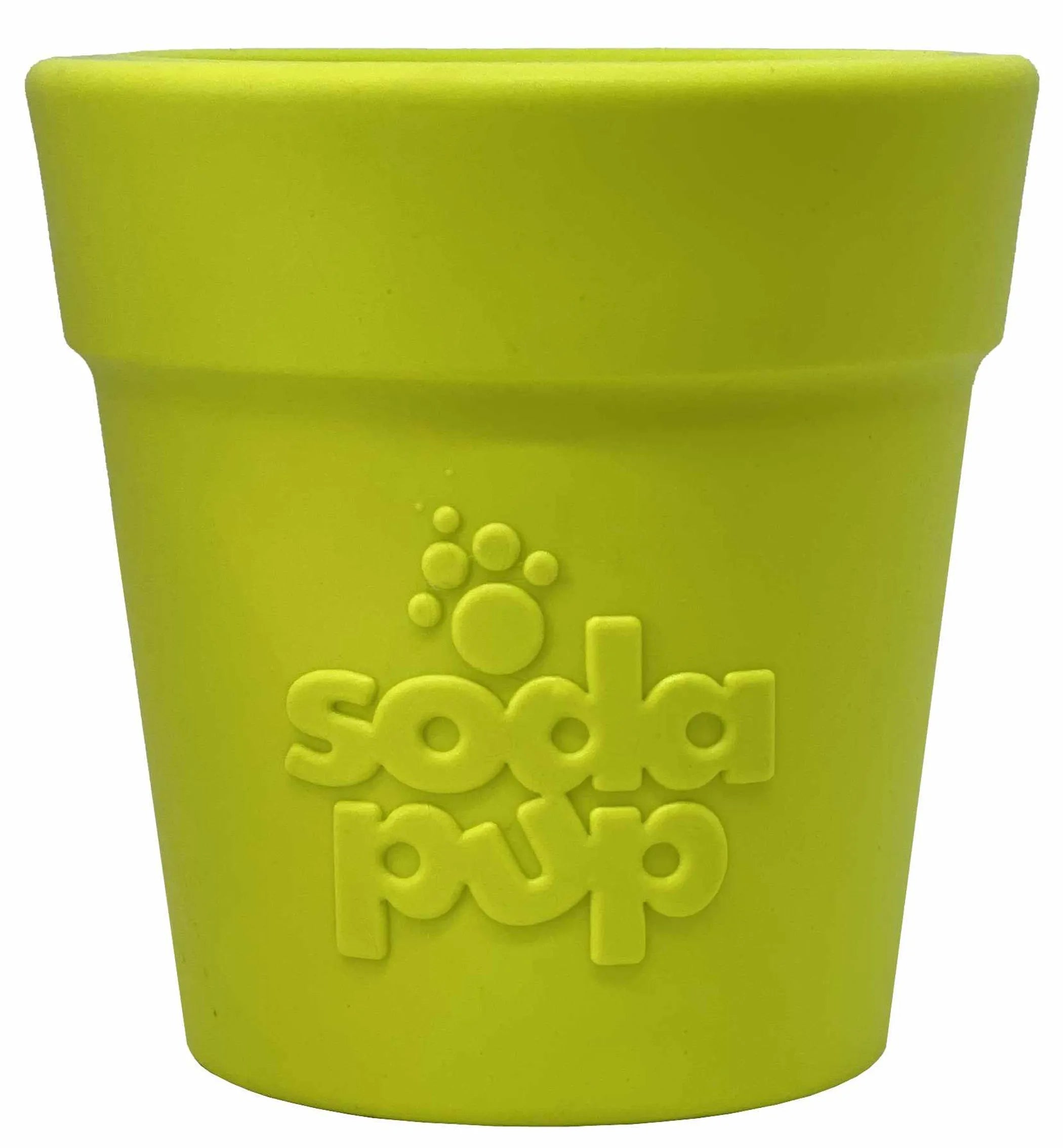 SodaPup Rubber  Flower Pot Durable Treat Dispenser Dog Toy