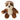 SnugArooz Baby Sasha the Sloth Plush Dog Toy 5"