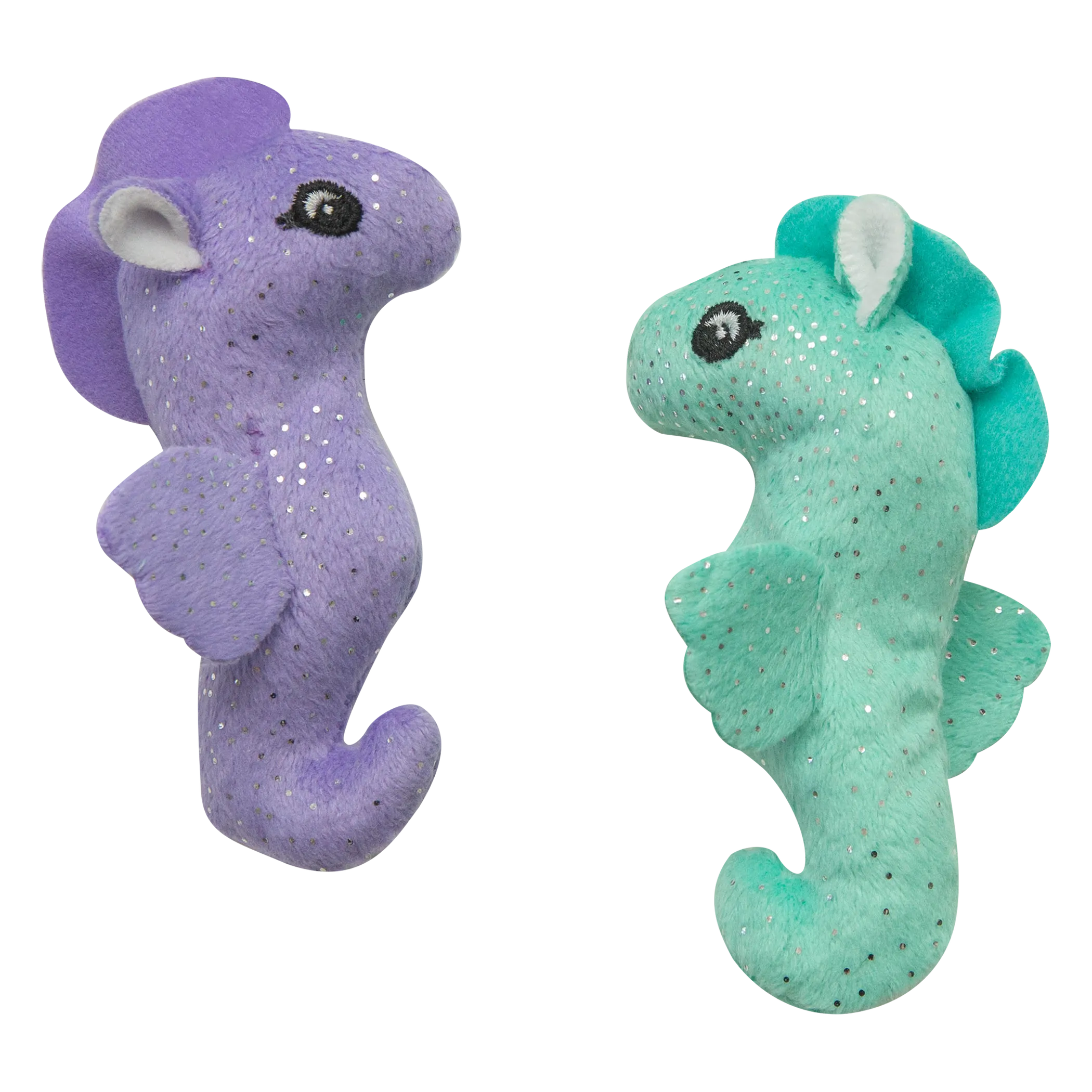 SnugArooz Kitty Seahorse w/ Catnip Cat Toy 4" 2pk