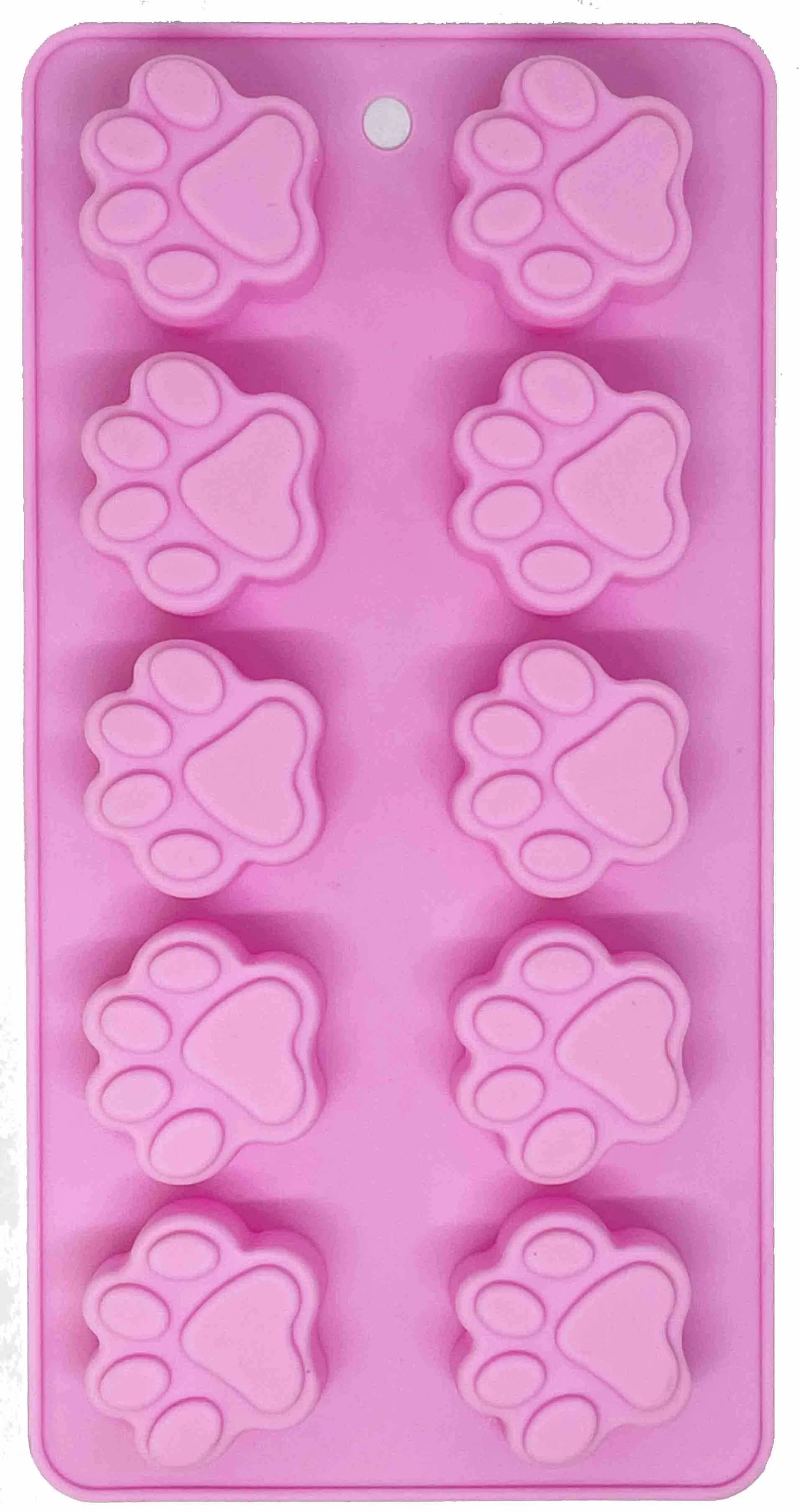 Dogtastic Jelly Shots Silicone Mold Paw Shape 8.5"