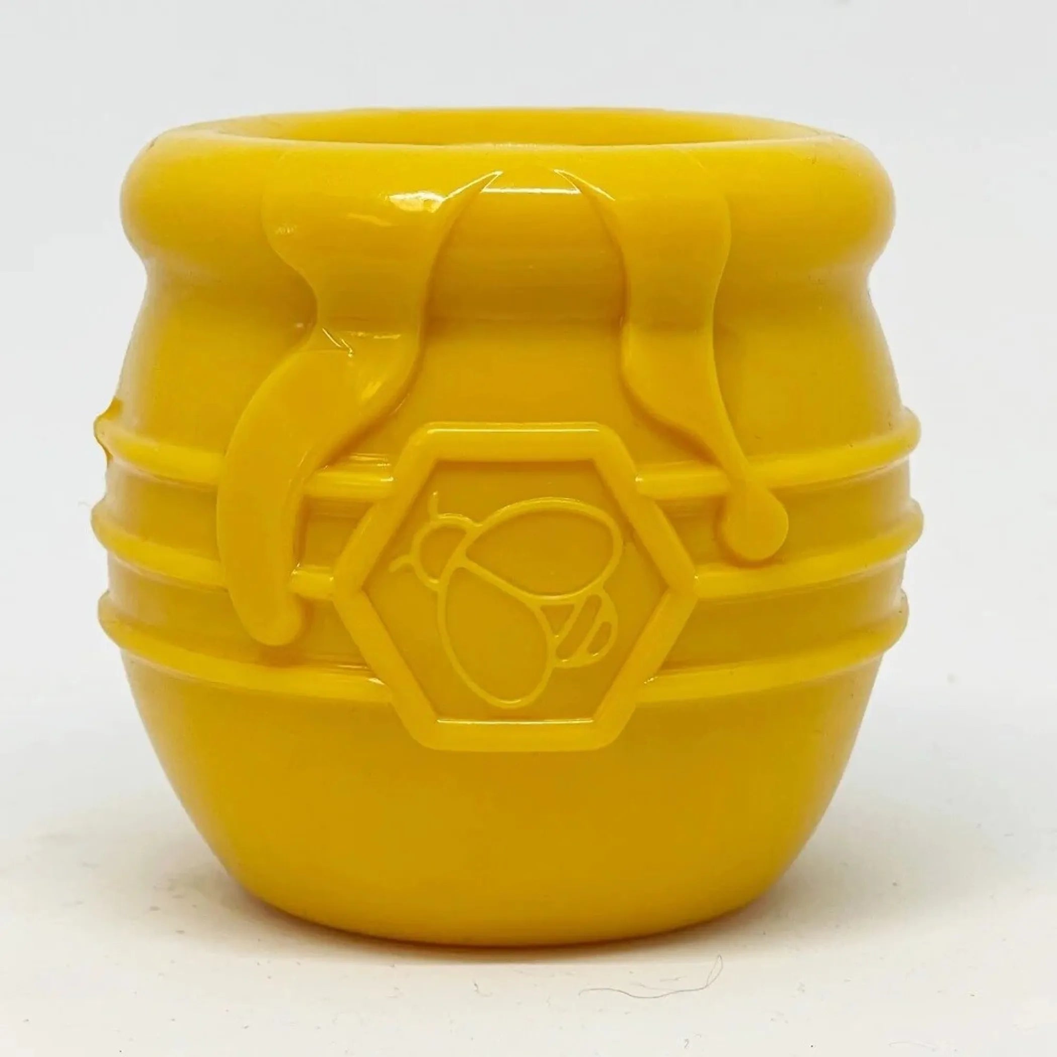 SodaPup PUP-X Honey Pot Rubber Treat Dispenser Yellow