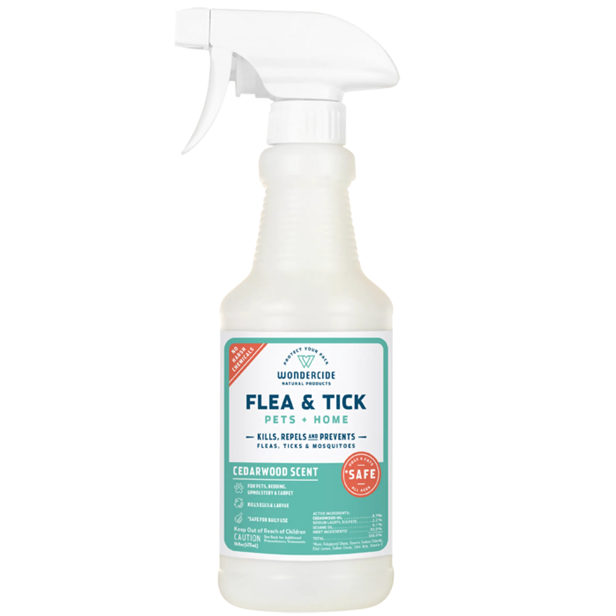 Wondercide - Flea, Tick & Mosquito Spray for Pets + Home -