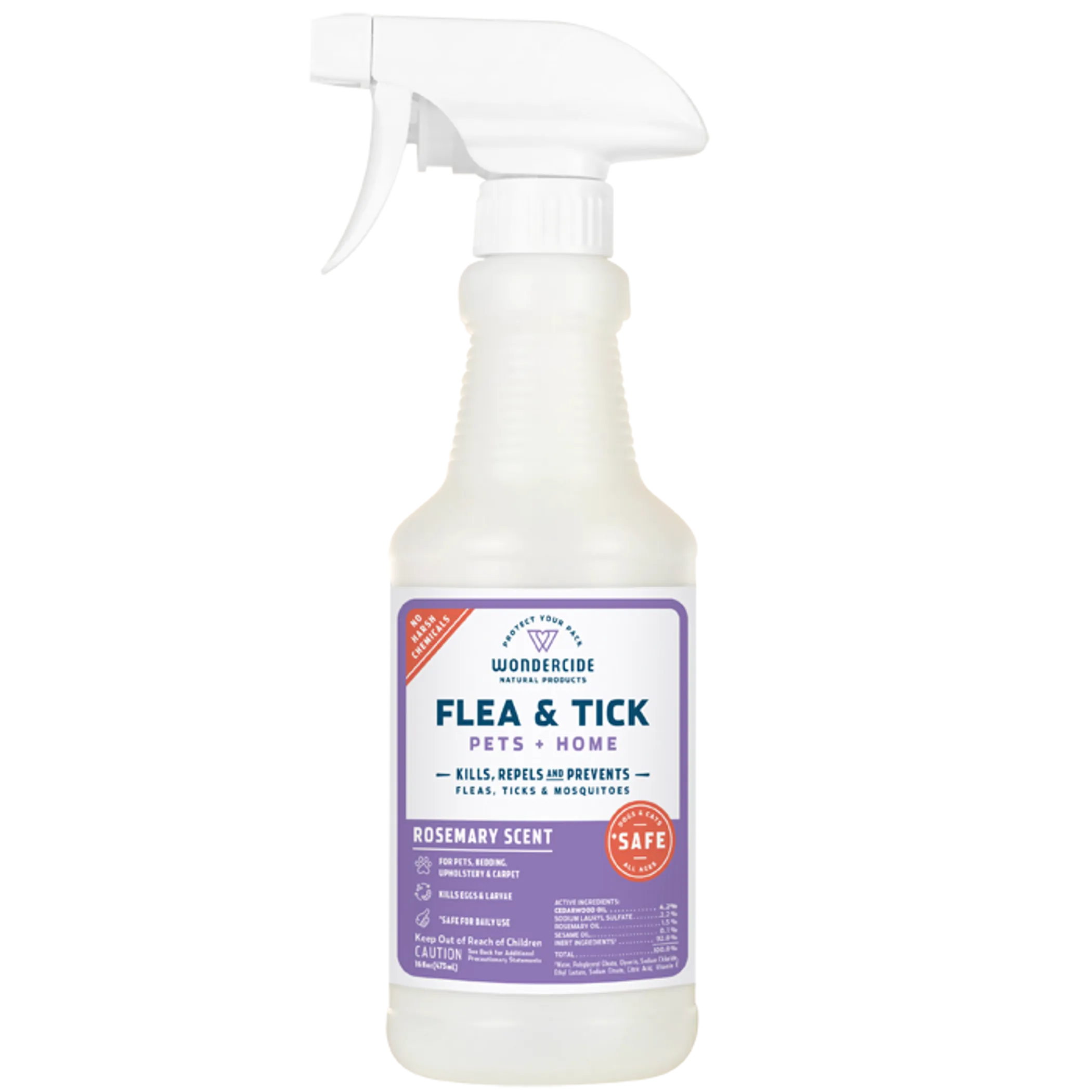 Wondercide - Flea, Tick & Mosquito Spray for Pets + Home -