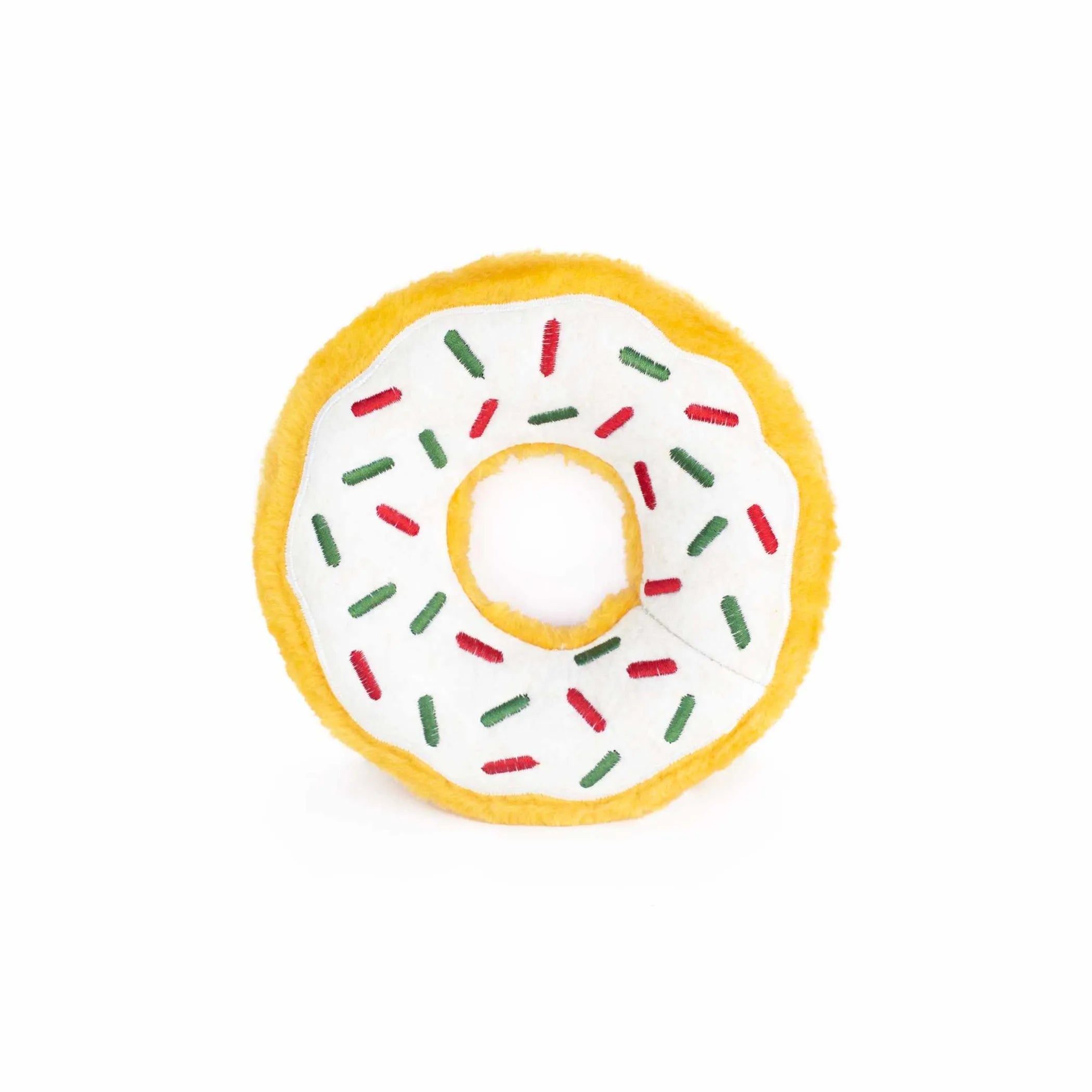 ZippyPaws Donutz Peppermint Plush Dog Toy