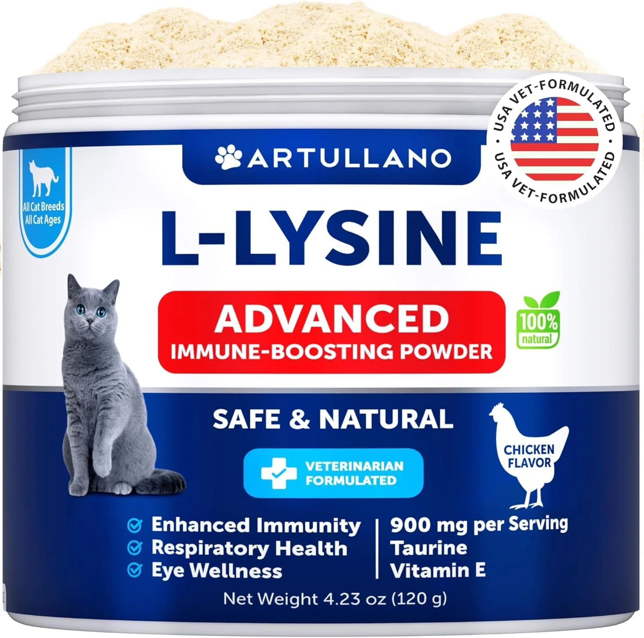 L Lysine for Cats Lysine Powder Supplement
