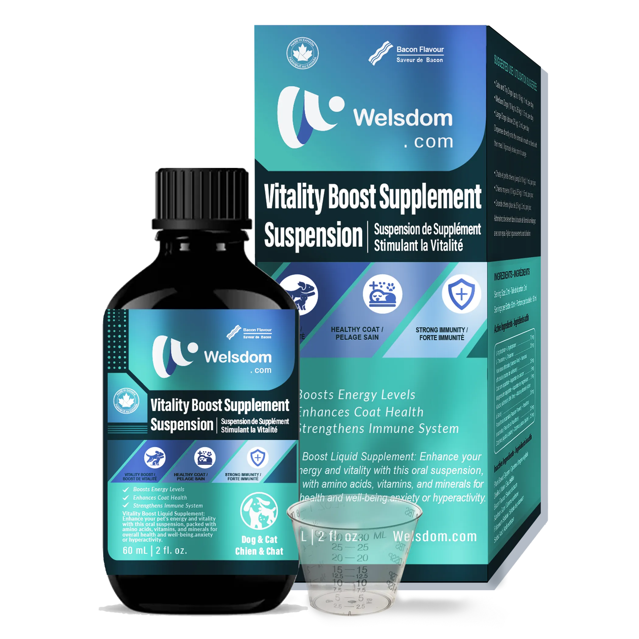 Vitality Boost Liquid Supplement for Pets | Energy & Health Support
