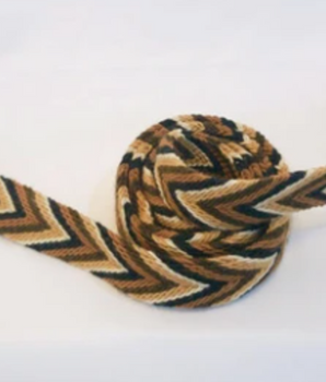 Brown Handmade Wayuu Pet Leash