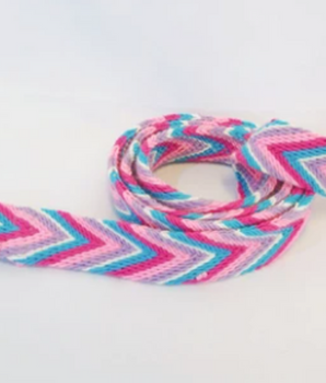 Pink Handmade Wayuu Pet Leash