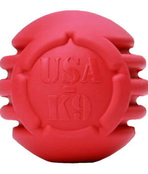 USA-K9 Stars and Stripes Ultra-Durable Rubber Chew Ball