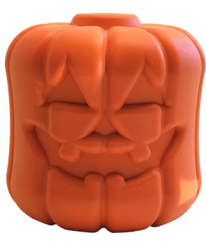 MKB Jack O' Lantern Durable Rubber Chew Toy & Treat Dispenser