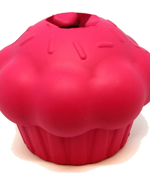 Cupcake Durable Rubber Chew Toy & Treat Dispenser