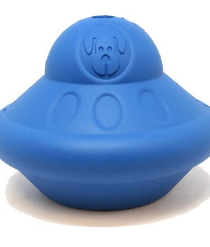 SN Flying Saucer Durable Rubber Chew Toy & Treat Dispenser