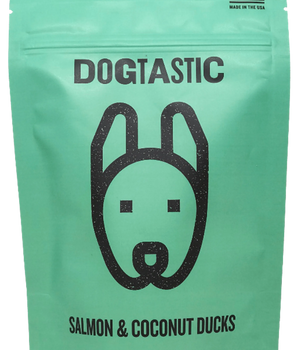 DT Dogtastic Salmon & Coconut Ducks Dog Treats