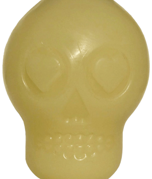 MKB Glow in the Dark Sugar Skull Chew Toy & Treat Dispenser