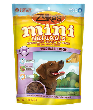 Zukes Dog Mini Natural Wild Rabbit 1Lb