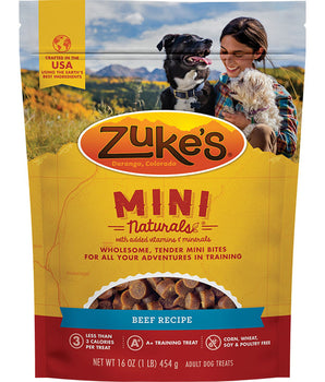 Zukes Dog Mini Natural Beef 1Lb