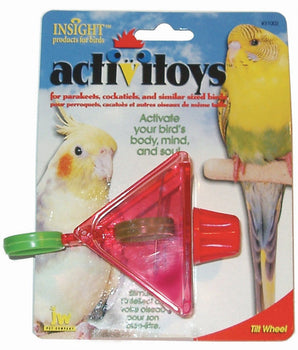 JW Pet ActiviToy Tilt Wheel Bird Toy Assorted 1ea/One Size