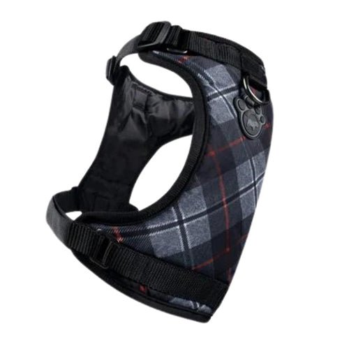 Canada Pooch Dog Everything Harness Plaid XLG