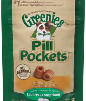 Greenies Pill Pockets for Tablets Chicken 1ea/30 ct, 3.2 oz