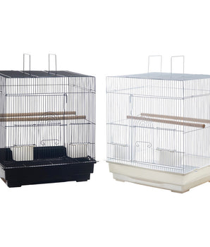 A and E Cages Flat Top Cage (2) Black and (2) White 18in X 14in 4pk