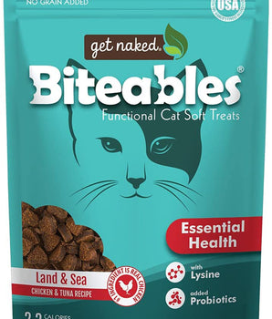 Get Naked Biteables Essential Health Functional Cat Soft Treats 3oz.
